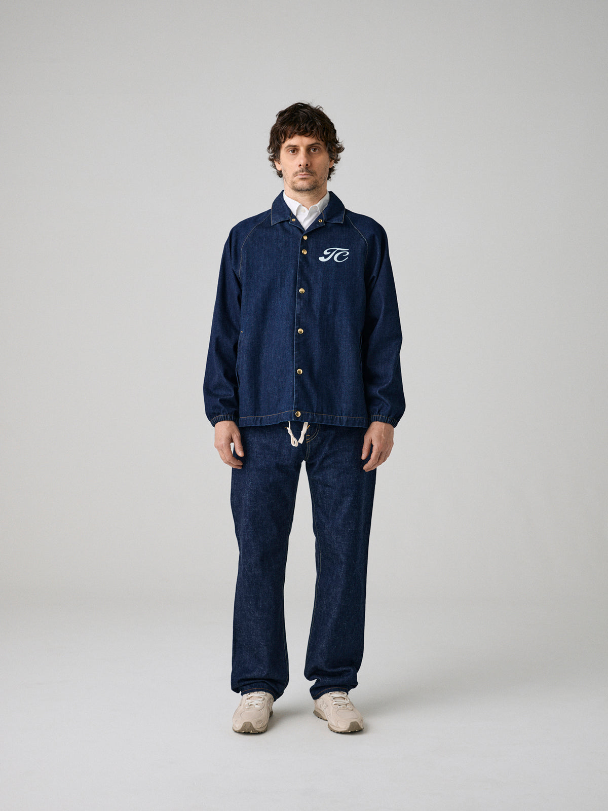DENIM COACH JACKET