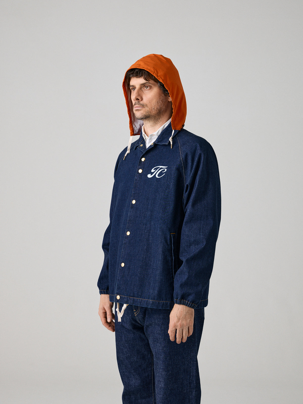 DENIM COACH JACKET