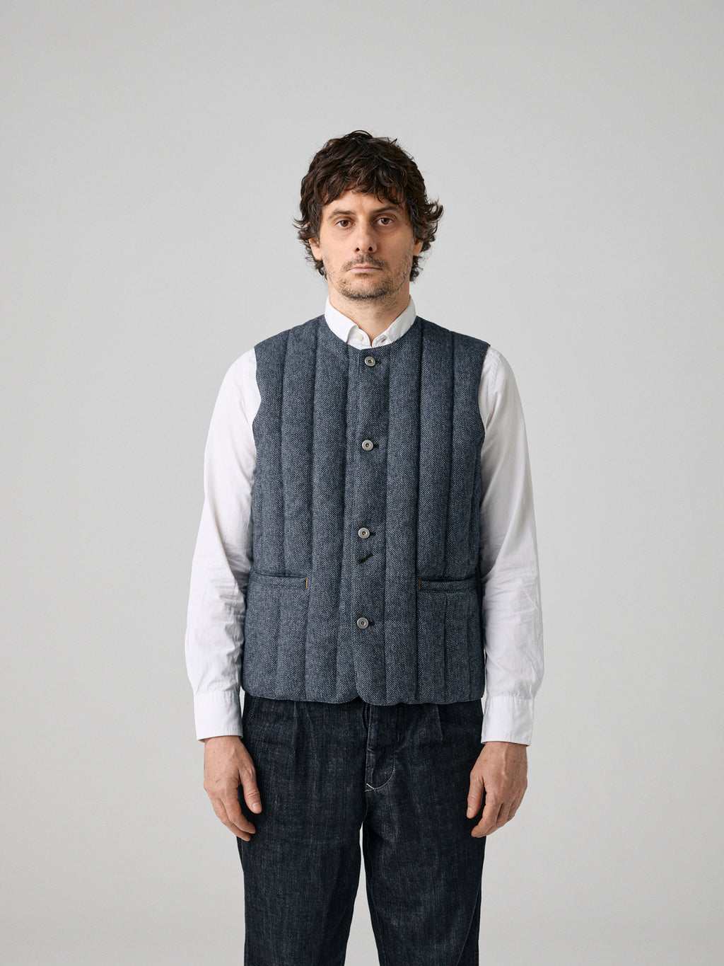 DOWN MIDDLER GILET