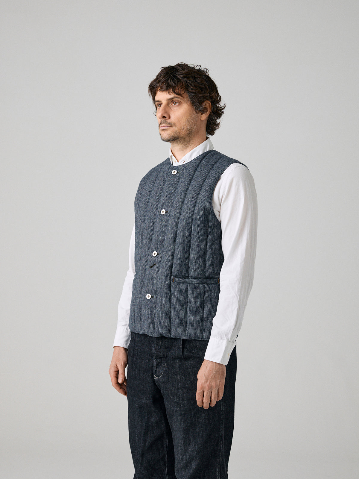 DOWN MIDDLER GILET